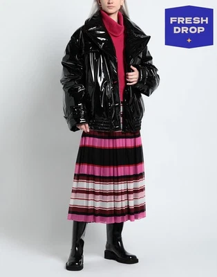 RRP€1750 DOLCE & GABBANA Puffer Jacket IT40 US4 UK8 XS Coated Made in Italy - Image 1 of 4