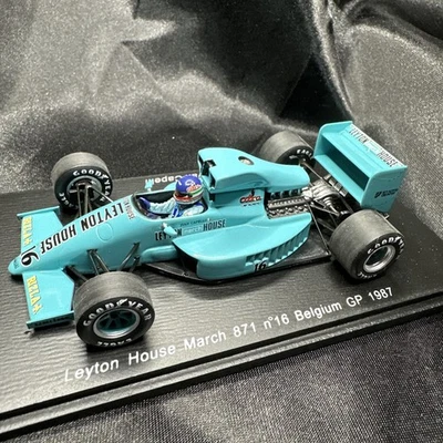 Leyton House March 871 Ivan Capelli #16 Belgium GP 1987 S1680 Spark 1/43 USA - Image 1 of 4