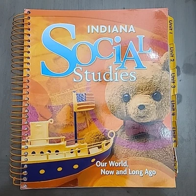Harcourt Social Studies Indiana Our World, Now and Long Ago Teacher Edition  - Image 1 of 4