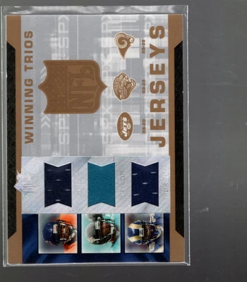A8818- 2007 SPx Winning Trios Jerseys #JTJ Jones / Taylor / Jackson Jersey - Image 1 of 2