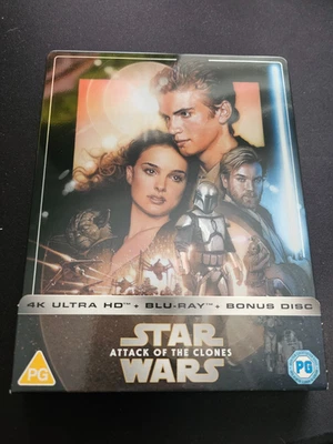 Star Wars Attack Of The Clones 4K UHD Steelbook - Image 1 of 4