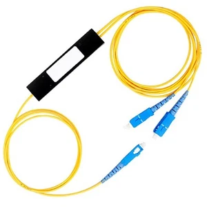 Ftth SC UPC 1X2 Fiber Optical Splitter Coupler Cable FBT Signalmode Module - Photo 1/14