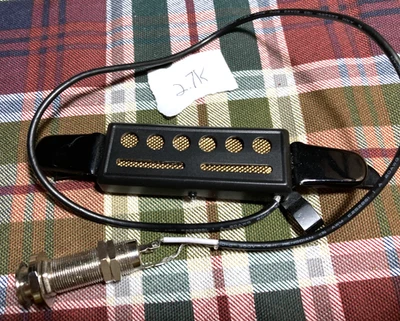 Pastilla Soundhole para guitarra acústica Recoding King Gold Foil Foto 1 de 2