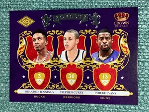 Crown Royale Royalty Jennings 2009 Stephen Curry Evans #1 radiocontrol Rookie Warriors 🔥 - Imagen 1 de 2