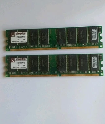 Memoria RAM KINGSTON KTD4400 / 512 MB - DDR SDRAM PC-2100 (512 X 2)  - Immagine 1 di 4