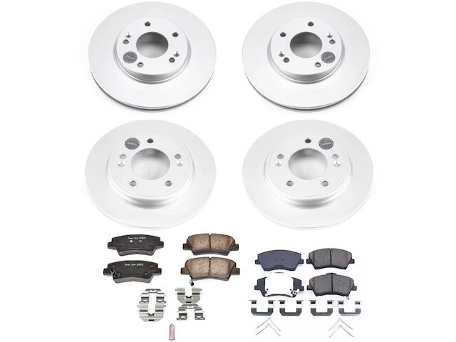 Kit de pastillas de freno y rotor delanteras y traseras para Kia Niro 2017-2022 2018 2019 DJ151BN 2017-2022 Foto 1 de 1