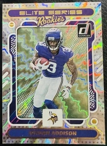 2023 Panini Donruss The Elite Series Rookies Jordan Addison #10 RC Vikings - Bild 1 von 2