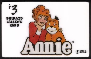 $3. Little Orphan Annie: Annie & Sandy The Dog Phone Card - Picture 1 of 1