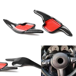 Carbon Fiber Steering Wheel Extension Paddle Shift Fit BMW F30 F31 F32 F10 F20 - Picture 1 of 6