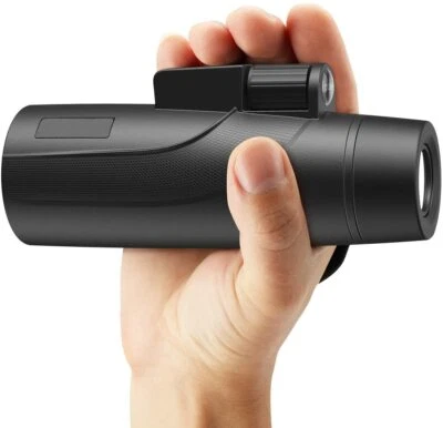 Binocolo Impermeabile Ingrandimento 12x per Cellulare Monoculare 12x50 con Porta Cellulare. - Immagine 1 di 4