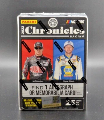 2022 Panini Chronicles RACING - BLASTER BOX - FACTORY SEALED - 1 AUTO/MEM - Image 1 of 3