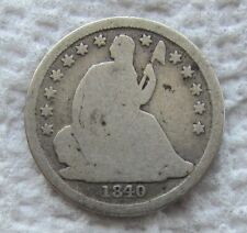 1840-O No Drapery  Seated Liberty Dime Rare Key Date New Orleans Mint Cleaned