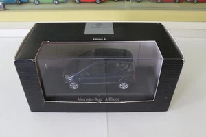 Herpa Mercedes A Class 1/43 Dealer Promo Model Navy Blue Edition A Mint Boxed - Picture 1 of 3
