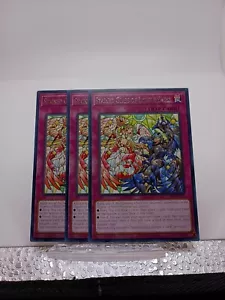 Yu-Gi-Oh! - 3x Buntglas Licht & Dunkelheit - VASM-EN045 - selten - 1. Auflage - NM/M - Bild 1 von 2