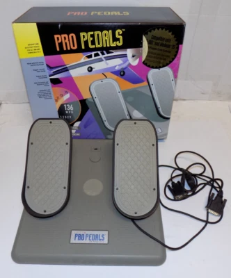 CH Products Pro Pedals Model PP91KAS For Use With Flying And Driving PC Games - Image 1 of 3