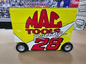 Ernie Irvan #28 Mac Tools RCI Action Pit Wagon Die Cast Bank 1 of 7500 - Picture 1 of 10