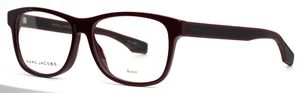MARC JACOBS 291 LGD Burgundy Womens Rectangle Full Rim Eyeglasses 54-15-145 B:42 - Picture 1 of 14