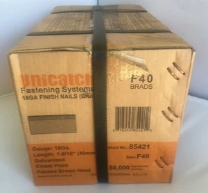 1-9/16" 18 Gauge Hi-Tensile Brads. (5000/Bx.) 12/Case - Bild 1 von 3