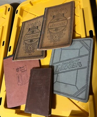 5 Historic Seward Alaska 1930’s Document Legers hydroelectric plant Mona Lisa - Image 1 of 4