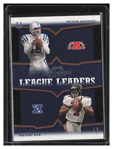 Playoff Pres LL Quads #LLQ3 Peyton Manning/Michael Vick/Tom Brady/Kerry  Collins - Picture 1 of 2