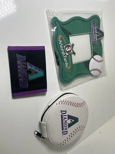 Lot of 3 Arizona Diamondbacks Dbacks Picture Frame Wallet And Cd Case - Picture 1 of 11
