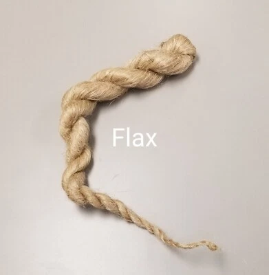 Flax Strick. Fine Natural Long Line Bast Fiber. 4 oz. - Image 1 of 4