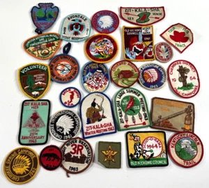 vtg Lot (25+) Boy Scounts Patches 60s 70s kentucky clown zit-kala-sha - Picture 1 of 21