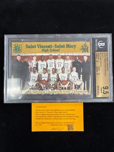 2003 Saint Vincent Saint Mary HS Lebron James #5 Team Photo Beckett 9.5 Gem Mint - Bild 1 von 3