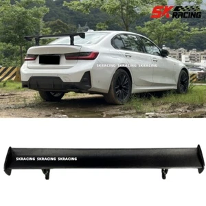 48" Universal Rear Trunk Adjustable Spoiler New Style Carbon Fiber Racing Wing - Bild 1 von 24