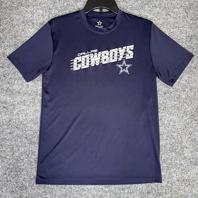 Camisa Dallas Cowboys NFL Niños XL Azul Auténtica Manga Corta Rendimiento Niños Foto 1 de 4