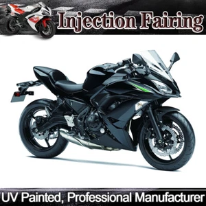 Black Fairing Kit for KAWASAKI NINJA 650 ER6F EX650 2017-2019 2018 ABS Body Work - Picture 1 of 12