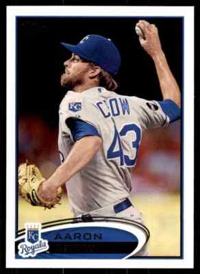 2012 Topps Aaron Crow #67 Kansas City Royals - Image 1 of 2