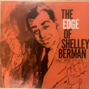 THE EDGE OF SHELLEY BERMAN 1960 Comedy VINYL LP Original Verve & Inner Sleeve G+ - Picture 1 of 7