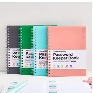 Password Book Hardcover Journal Notebook Internet Address & Password Organizer - Picture 1 of 10