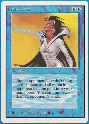 Drain Power Unlimited PLD Blue Rare MAGIC GATHERING CARD (ID# 483423) ABUGames - Image 1 of 2