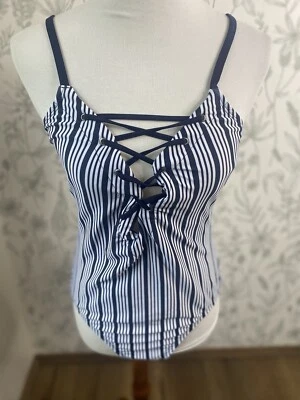 Swimsuit Nautica Navy White Bathing Suit Size XL  - Image 1 of 4