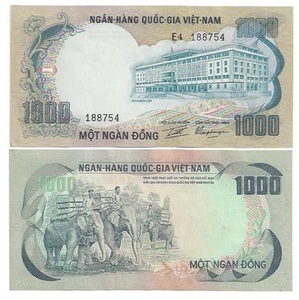SÜD SOUTH VIETNAM 1000 1.000 DONG 1972 AUNC P 34 - Bild 1 von 1