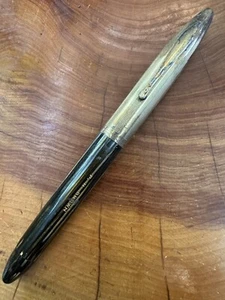 Sheaffer Crest Fountain Pen with Gold Filled Cap 14k Nib Brown - Picture 1 of 15