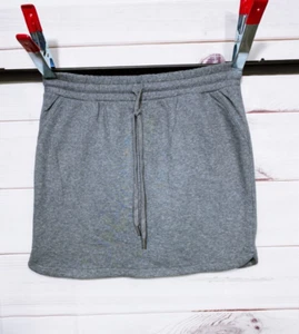 Maurices Womens Skirt Size L Gray Drawstring Elastic Waist Pockets - Picture 1 of 7