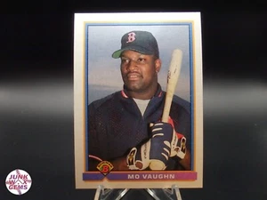 Bowman #112 Mo Vaughn 1991 casi nuevo - Imagen 1 de 2