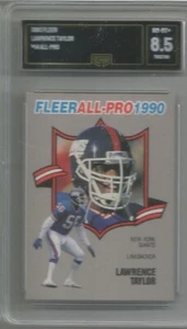 1990 Fleer All-Pro 14 Lawrence Taylor - GMA 8.5 Hall of Fame - Picture 1 of 1