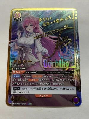 Dorothy Nikke Goddess Of Victory UNION ARENA FOIL Gold Signed Card Rare DIY Sexy - Image 1 of 4