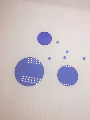 Protective glass for flame observation Dydimium filter PNB586 BG20 - Image 1 of 4