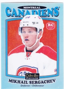 16/17 PLATINUM..MIKHAIL SERGACHEV..RETRO..ROOKIE..RAINBOW..#R-74..CANADIENS - Picture 1 of 1
