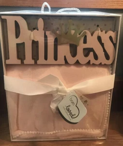 Born Loved Baby Mädchen rosa königliche Prinzessin Wanddeko & Decke Deluxe Geschenkset - Bild 1 von 3