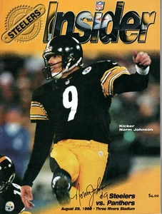 Aug 29 1998 Carolina @ Pittsburgh Steelers Program Hines Ward Alan Faneca Rookie - Picture 1 of 1