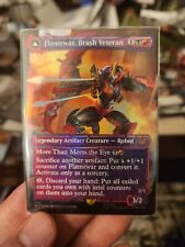 Flamewar, Brash Veteran - Shattered Glass Foil - BRO - Brother's War Transformer