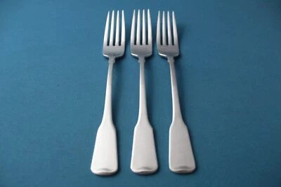 3 Tenedores de Cena Oneida CUBO COLONIAL AMERICANO Satinado Inoxidable 7 1/4" Foto 1 de 4