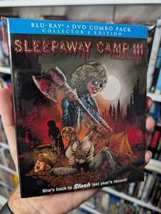 Sleepaway Camp III (1989, Blu-ray) Collector's Edition With Slipcover! No DVD! - Picture 1 of 3