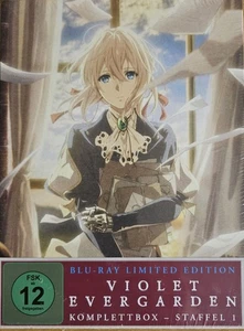 Violet Evergarden Staffel 1 Komplettbox Limited Edition + Booklet Blu Ray NEU - Picture 1 of 1
